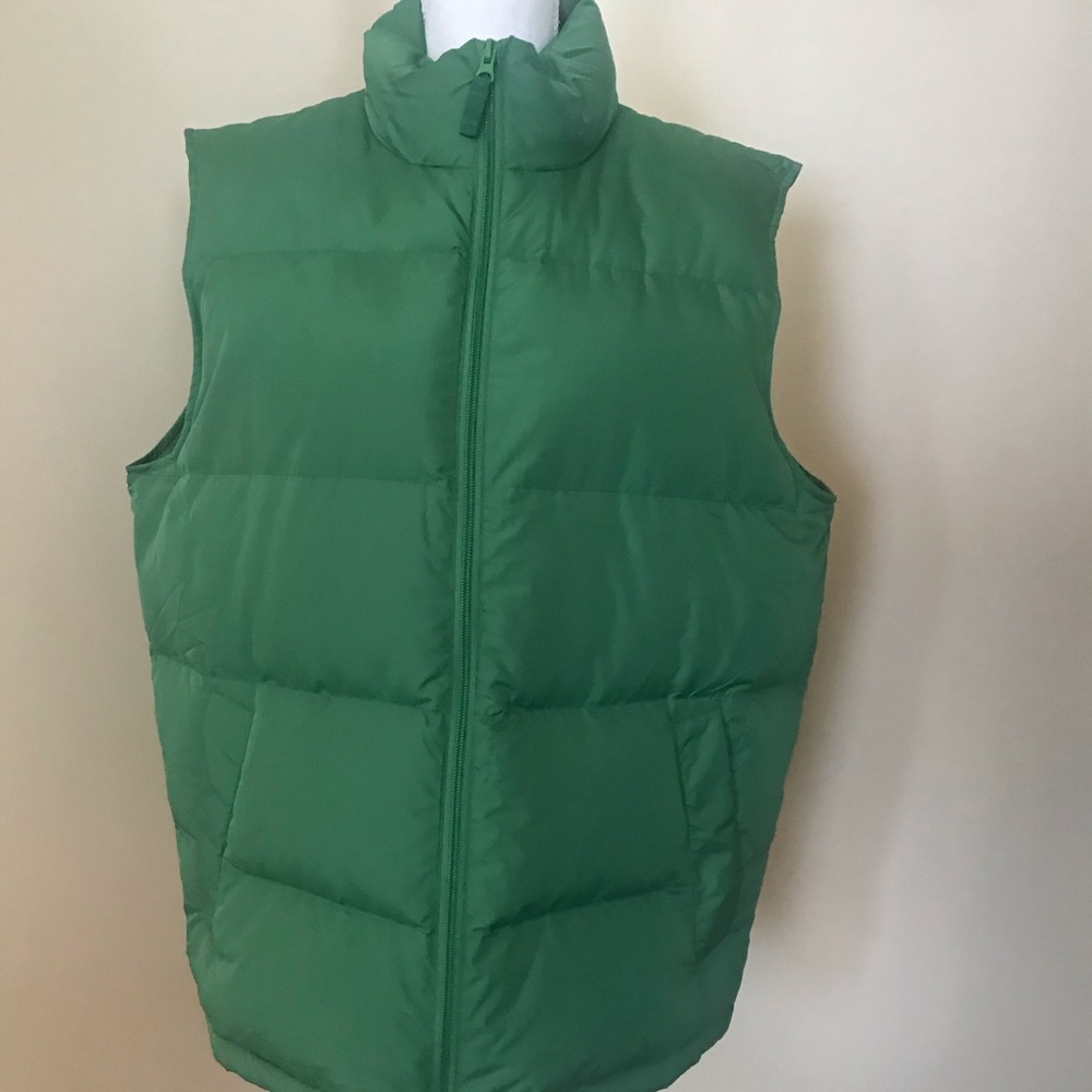 NWOT Lands End Men’s Green Puffer Vest